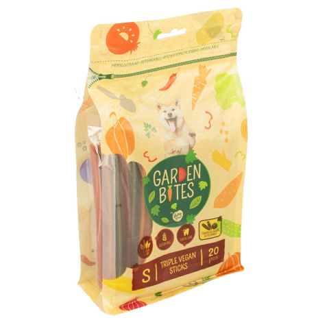 GARDEN BITES VEGAN TRIPLE STICKS "S" 13cm 20szt GARDEN BITES VEGAN TRIPLE STICKS "S" 13cm 20szt
