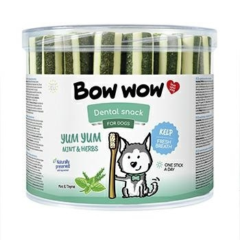 BOW WOW 151 DENTAL PRZYSMAK DLA PSA Z MIĘTĄ, TYMIANKIEM 35szt. BOW WOW 151 DENTAL PRZYSMAK DLA PSA Z MIĘTĄ, TYMIANKIEM 35szt.