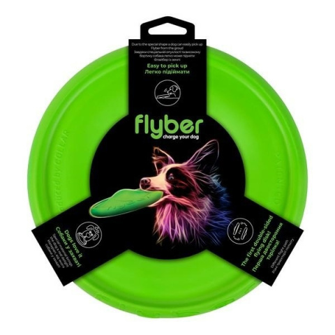 COLLAR FLYBER DWUSTRONNY LATAJĄCY DYSK DLA PSA 22cm ZIELONY COLLAR FLYBER DWUSTRONNY LATAJĄCY DYSK DLA PSA 22cm ZIELONY