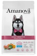 Amanova Dog Adult Sensitive Salmon Deluxe - łosoś 10kg