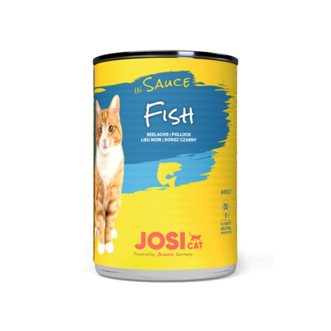 JOSERA KOT JOSICAT FISH IN SAUCE puszka 415g JOSERA KOT JOSICAT FISH IN SAUCE puszka 415g