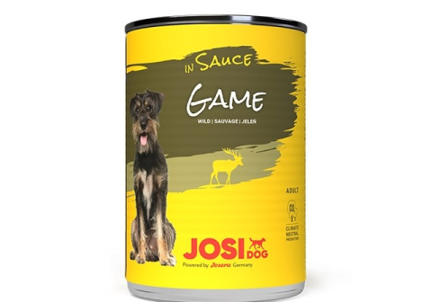 JOSERA PIES JOSIDOG GAME IN SAUCE puszka 415g JOSERA PIES JOSIDOG GAME IN SAUCE puszka 415g