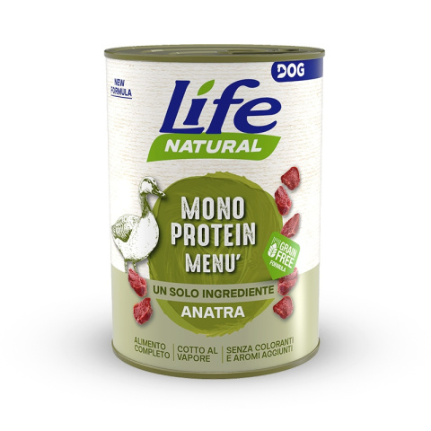 LIFE DOG MONOPROTEIN DUCK puszka 400g LIFE DOG MONOPROTEIN DUCK puszka 400g