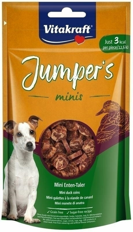 VITAKRAFT PIES JUMPERS MINIS COINS KURCZAK 80g VITAKRAFT PIES JUMPERS MINIS COINS KURCZAK 80g