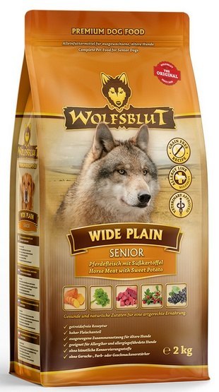 Wolfsblut Dog Wide Plain Senior - konina i bataty 2kg