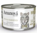 Amanova Cat Tuna & Sardines - tuńczyk i sardynki w galaretce puszka 70g [14]