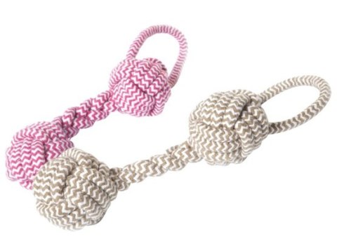 Dingo Zabawka dla psa - Kość z rączką beżowa