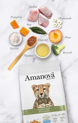 Amanova Cat Adult Divine Rabbit - królik 4kg