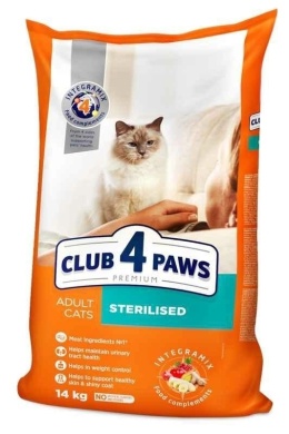CLUB4Ł KOT 14kg STERILISED KURCZAK