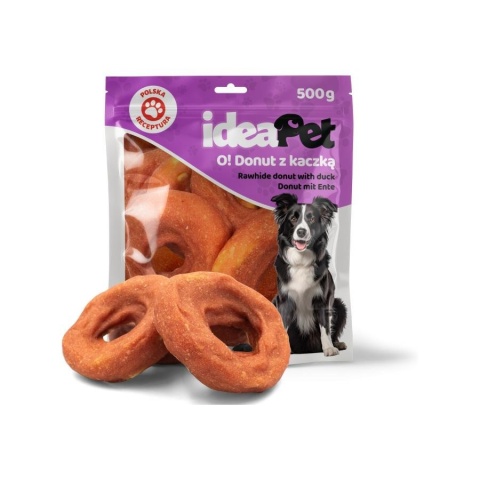 IDEAPET DONUT Z KACZKĄ 500g