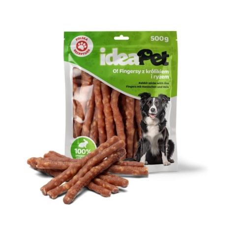IDEAPET FINGERSY Z KRÓLIKEM I RYŻEM 500g