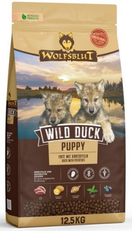 Wolfsblut Dog Wild Duck Puppy - kaczka i bataty 12,5kg