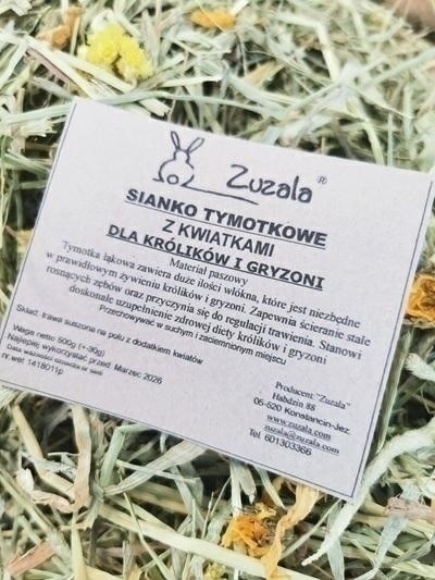 ZUZALA SIANKO TYMOTKOWE Z KWIATEM 500g