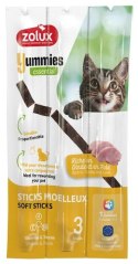 Zolux Yummies Miękki przysmak dla kota - Pałeczki Indyk & Wątróbka 3x5g