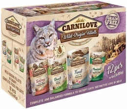 Carnilove Multipack saszetki dla kota 12x85g