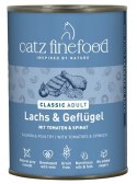Catz Finefood Classic N.05 Łosoś i drób puszka 400g