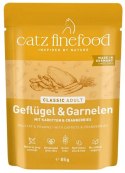 Catz Finefood Classic N.17 Drób i Krewetki saszetka 85g