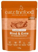 Catz Finefood Classic N.23 Wołowina i Kaczka saszetka 85g