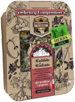 Korona Natury Delicja Ziołowa Dla Królika Gryzoni 250g