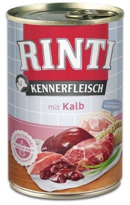 Rinti Kennerfleisch Kalb pies - cielęcina puszka 400g