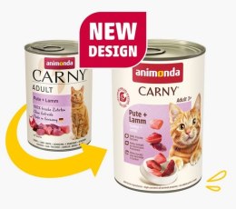 Animonda Carny Adult Indyk + Jagnięcina puszka 400g