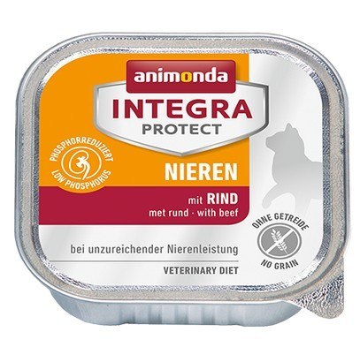 Animonda Integra Protect Renal Nieren dla kota - z wołowiną tacka 100g