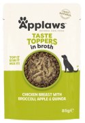 Applaws Taste Toppers Saszetka dla psa - kurczak, brokuł, jabłko i ryż w sosie 85g