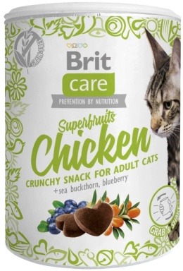 Brit Care Cat Snack Superfruits Chicken 100g