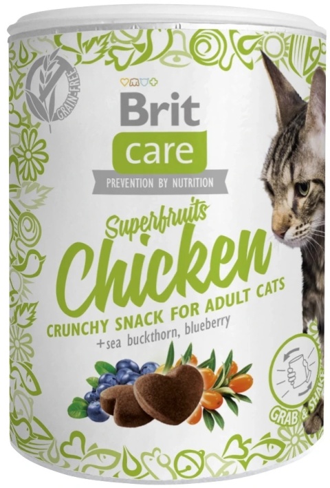Brit Care Cat Snack Superfruits Chicken 100g