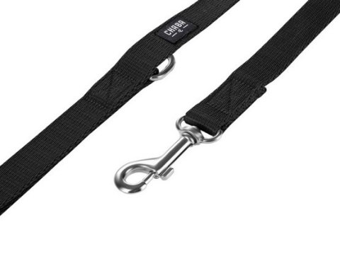 CHABA Smycz taśma S 10mm czarna