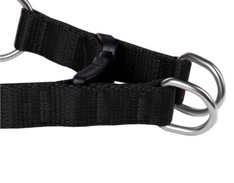 CHABA Szelki taśma regulowane nr 4 - obwód 70cm czarne