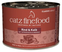 Catz Finefood Classic N.07 Wołowina i cielęcina puszka 200g