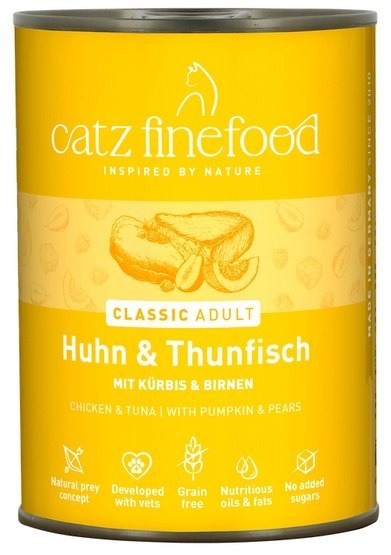 Catz Finefood Classic N.25 Kurczak i Tuńczyk puszka 400g