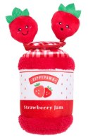 ZippyPaws Pluszowa norka bungee dla psa Dżem truskawkowy [ZP1113]
