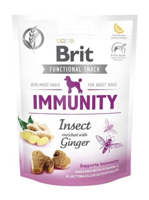 BRIT PIES 150g SNACK IMMUNITY INSECT GINGER