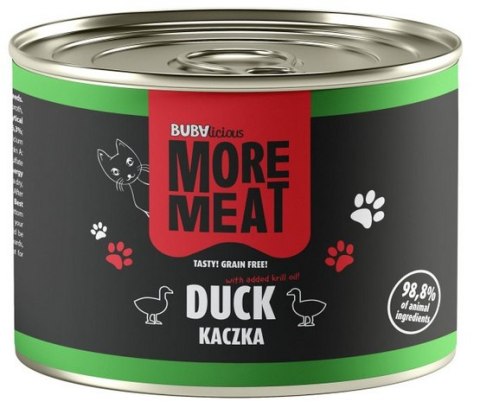 BUBAlicious Kot More Meat Mono kaczka puszka 185g