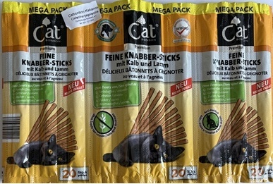 CAT BON KOT KABANOS cielęcina, jagniecina 5g x 20 szt.