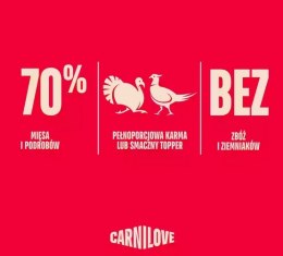 Carnilove Dog Turkey & Pheasant - indyk i bażant saszetka 300g