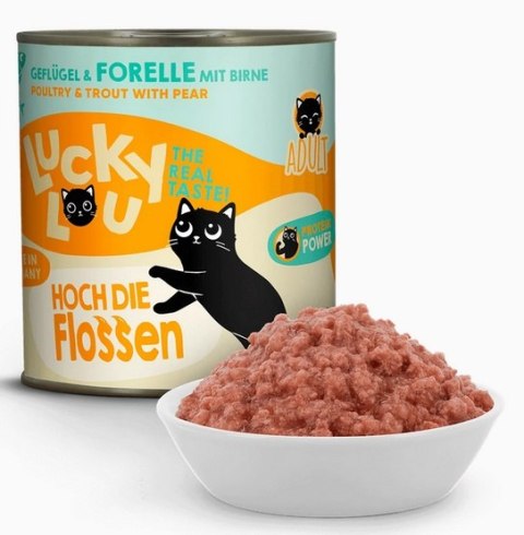 Lucky Lou Lifestage Adult Drób i pstrąg puszka 800g
