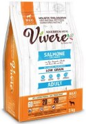 Vivere Maxi Adult Salmon 12kg (4x3kg) Karma Monobiałkowa z Łososiem dla dużych ras [termin ważności: 13.07.2026]