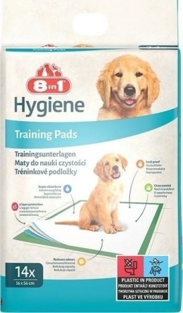 8 in 1 PODKŁADY DLA SZCZENIĄ 60x60 14szt