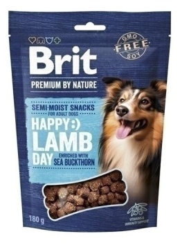 BRIT PREMIUM BY NATURE SNACKS LAMB + SEA BUCKTHORN 180g