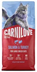 Carnilove Cat Active Salmon & Turkey Large - łosoś i indyk 6kg