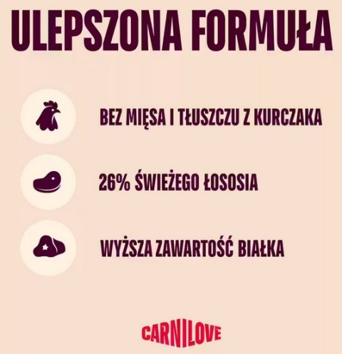 Carnilove Cat Active Salmon & Turkey Large - łosoś i indyk 6kg