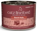 Catz Finefood Classic Senior N.07 Wołowina i cielęcina puszka 200g