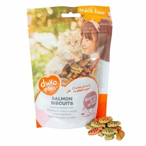 DUVO+ PRZYSMAK DLA KOTA BISCUITS SALMON - 50g