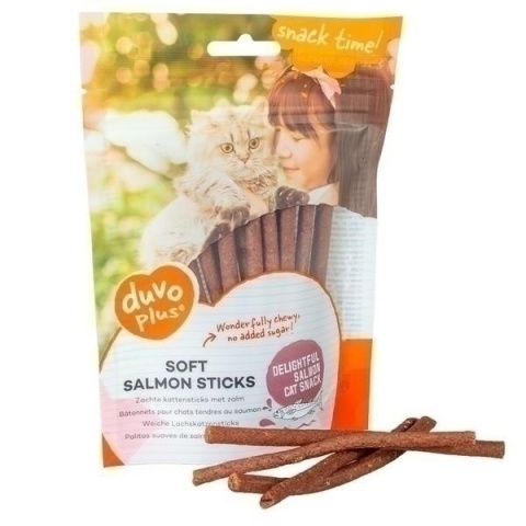 DUVO+ PRZYSMAK DLA KOTA SOFT SALMON STICKS - 50g