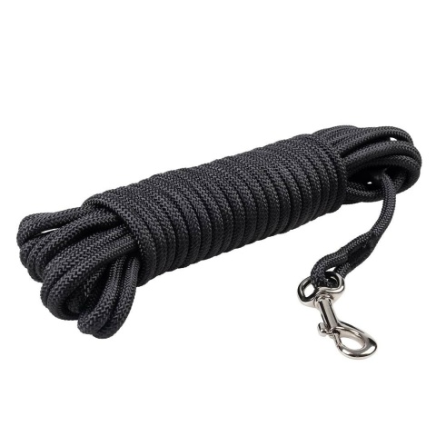 DUVO+ SMYCZ TRENINGOWA Z LINKI 10m/8mm CZARNA