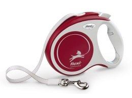 Flexi New Comfort Plus Smycz taśma M 5m czerwona