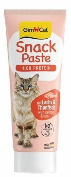 GIMCAT SNACK PASTA HIGH PROTEIN ŁOSOŚ/TUŃCZYK 75g